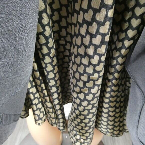 Elevenses Anthropologie Grey Pleated Skirt Gray School Girl Balletcore Whimsy 6 - Picture 6 of 8